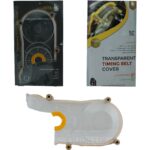 قاب تسمه تایم پراید ساینا کوییک تیبا رنگ شفاف شیشه ای