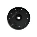 درب باک خودرو پژو 206 و 207 فلزی طرح RC - رنگ مشکی پیچ نقره ای