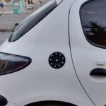 درب باک خودرو مدل RC مناسب برای خودرو پژو 206 و پژو 207 مشکی با پیچ نقره ای