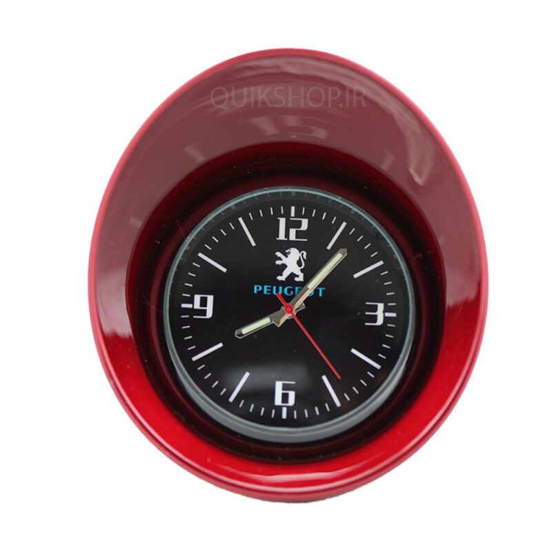 ساعت گرد مدل پورش قرمز