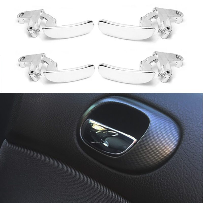 اهرم دستگيره درب پژو 206 کيان پارس- نقره اي براق