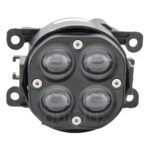 چراغ مه شکن چهار لنز دورنگ سفید-زرد csp کوییک ساینا شاهین اطلس