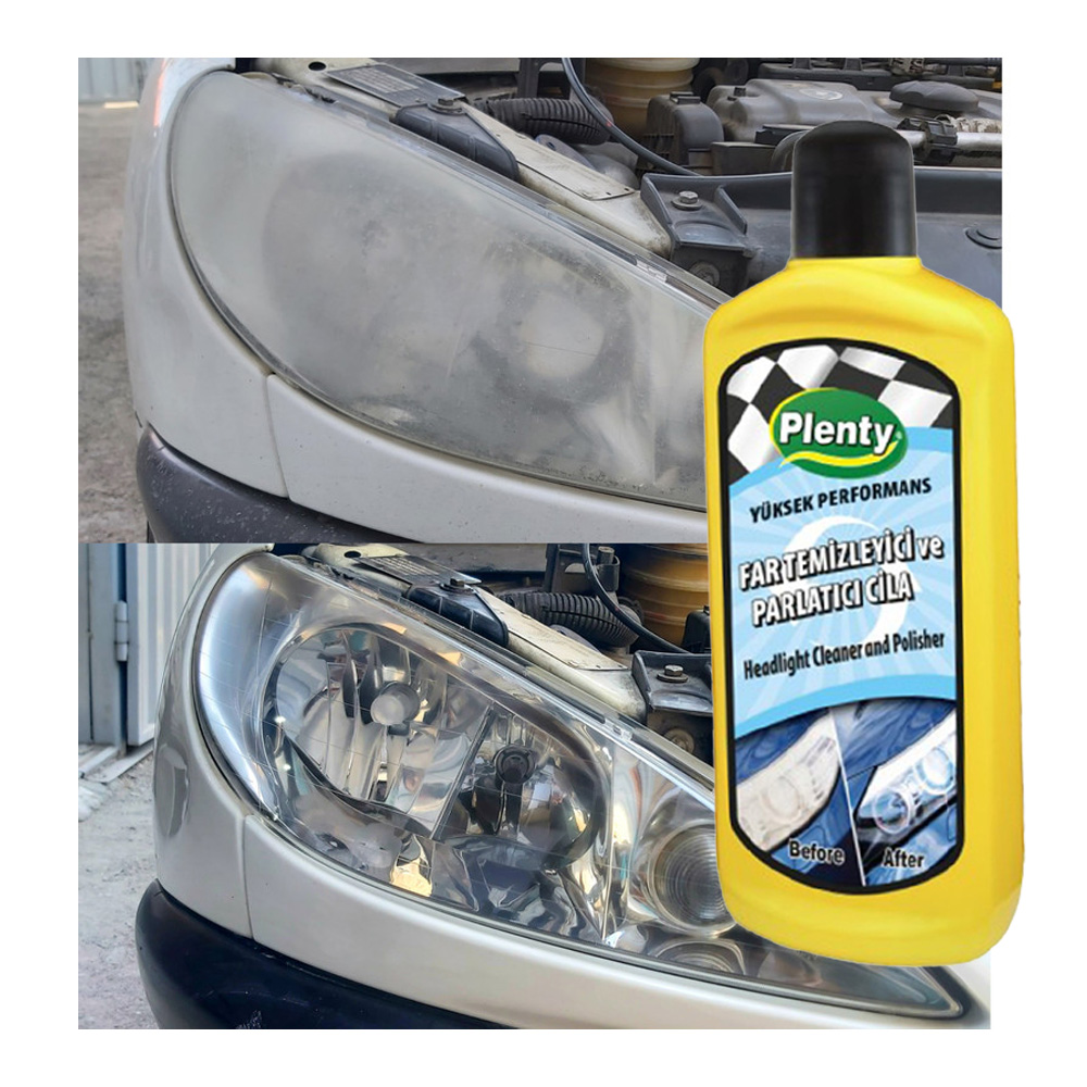 140302181 پولیش تمیز کننده و ضد خش چراغ خودرو پلنتی مدل P231 حجم 250 میلی لیتر