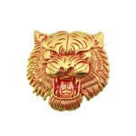 آرم شیر طلایی فلزی