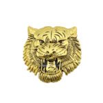 آرم شیر طلایی فلزی