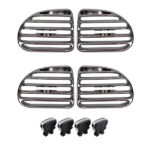 قاب دریچه کولر اسپرت پژو 206 MP با ناخنی - کروم