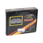 قاب دریچه کولر اسپرت پژو 206 MP با ناخنی - کروم