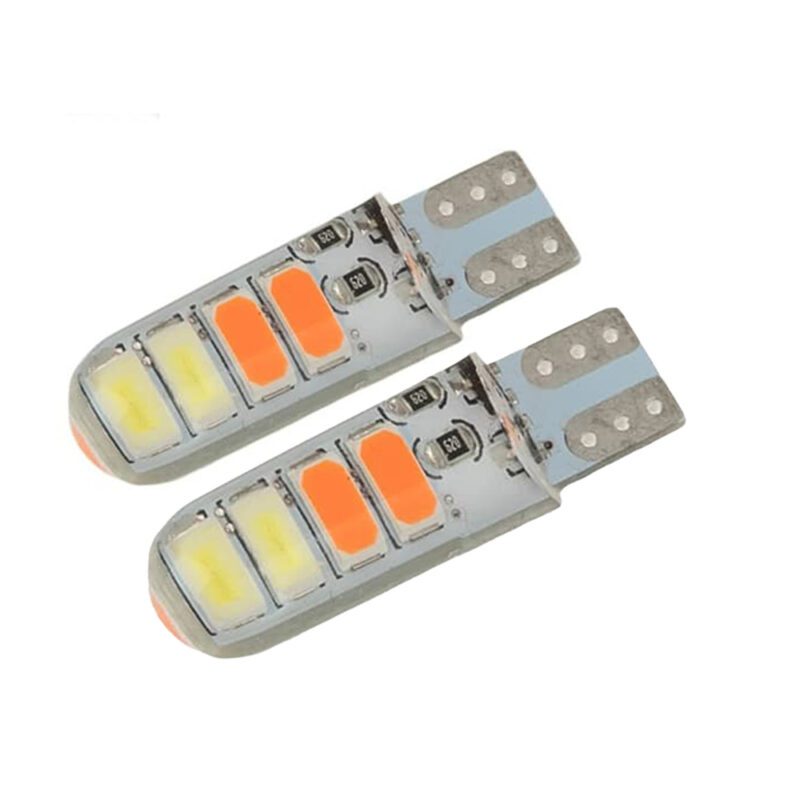 لامپ ژله ای  SMD  چراغ پلیسی آبی قرمز  بسته 2 عددی