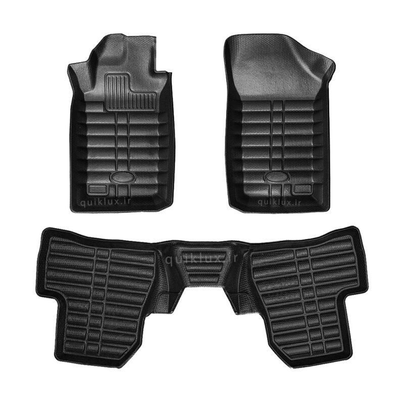 کفپوش سه بعدی پژو 206 اکونومی بابل کارپت- مشکی