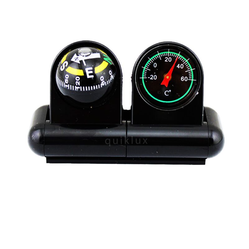 قطب نما و دماسنج خودرو 2تایی جدا شونده