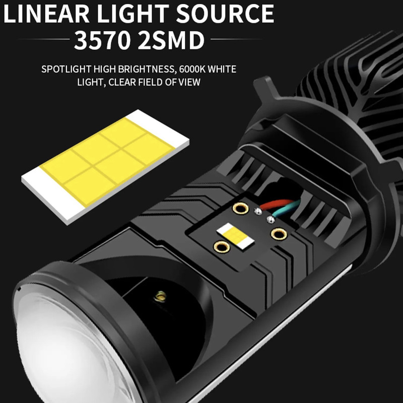 هدلایت لنزدار Y6 پایه H4