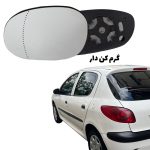 شیشه اینه بغل پژو 206 گرمکن دار (راننده)