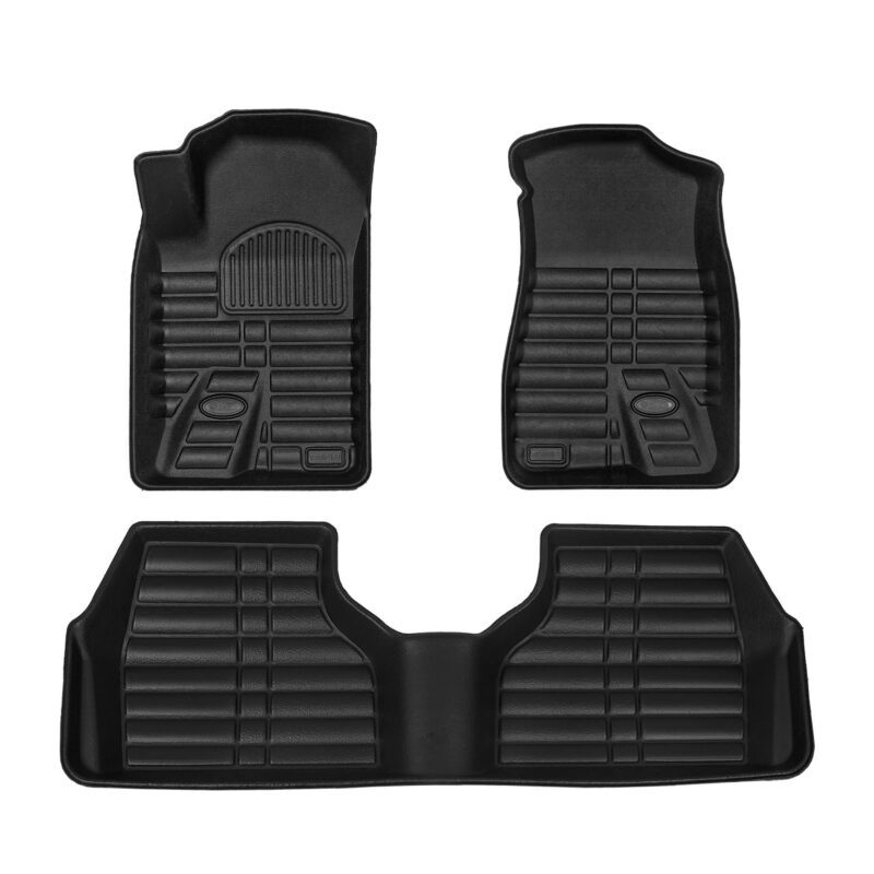 کفپوش سه بعدی دنا بابل کارپت مدل چرمی - مشکی