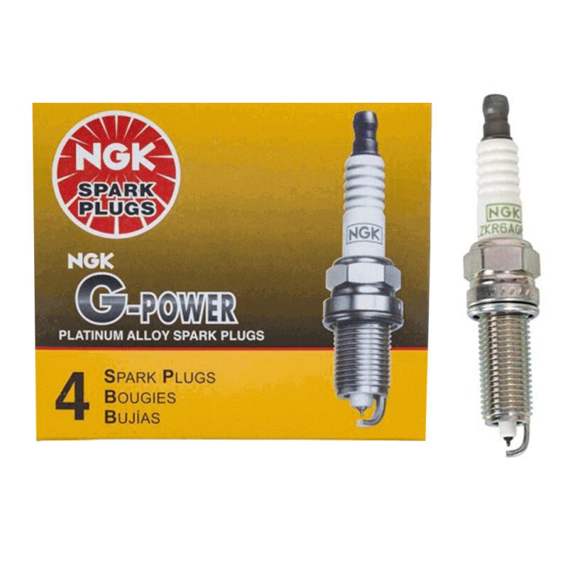شمع سوزنی پایه بلند NGK (اصلی) یورو 4  - پلاتینیوم  G-power