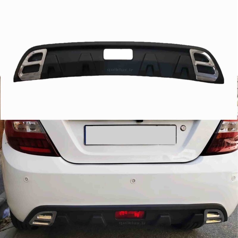 دفیوزر عقب دنا pars sport - استیل دار