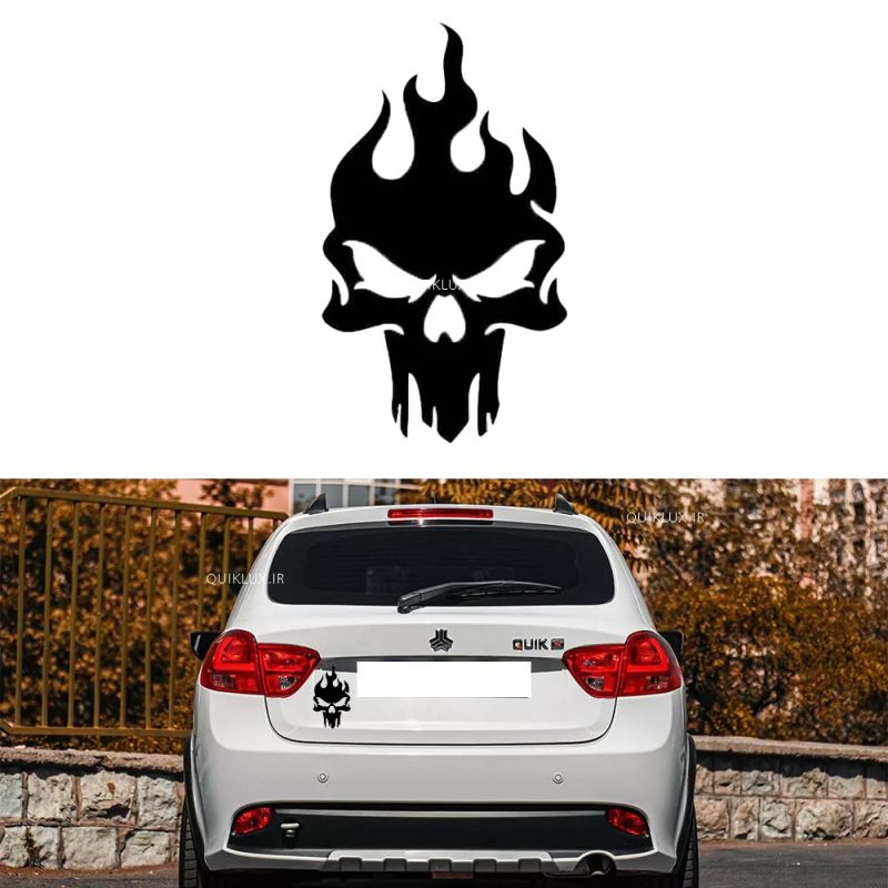 استیکر اسکلت اتش