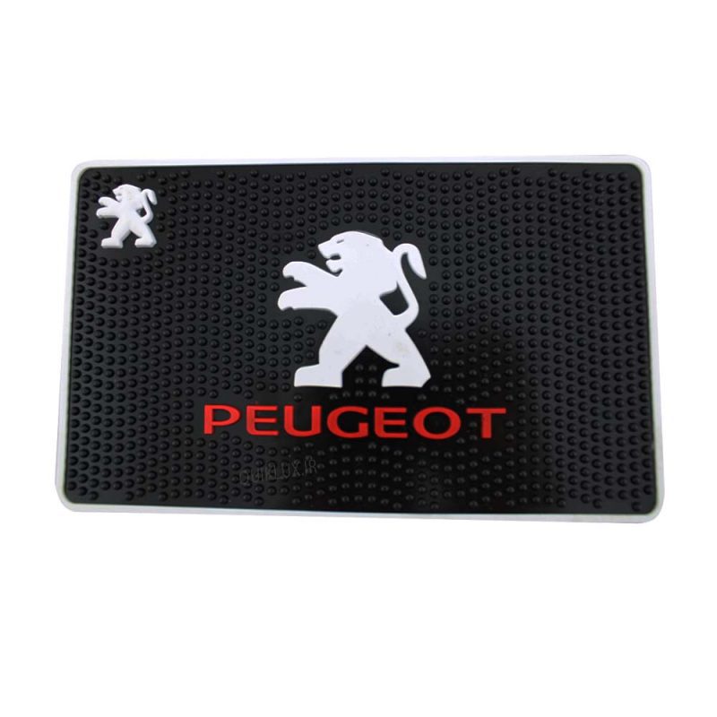 پد رو داشبورد ژله ای سایز 13*21 -  آرم شیر پژو