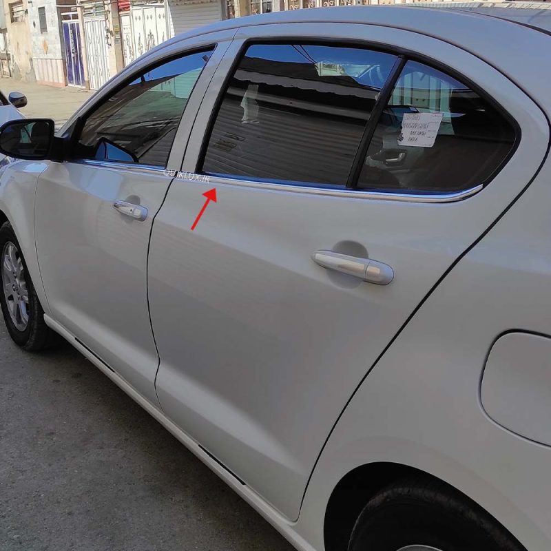 نوار زه کرومی  شیشه خودرو شاهین