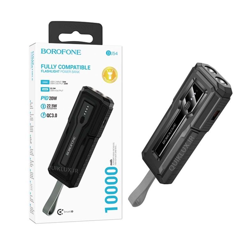 پاوربانک بروفون مدل BJ 54 PD 20W + 22.5W ظرفیت 10000 میلی آمپر
