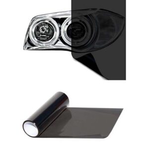 برچسب سلفون چراغ دودی تیره - مشکی براق 5%