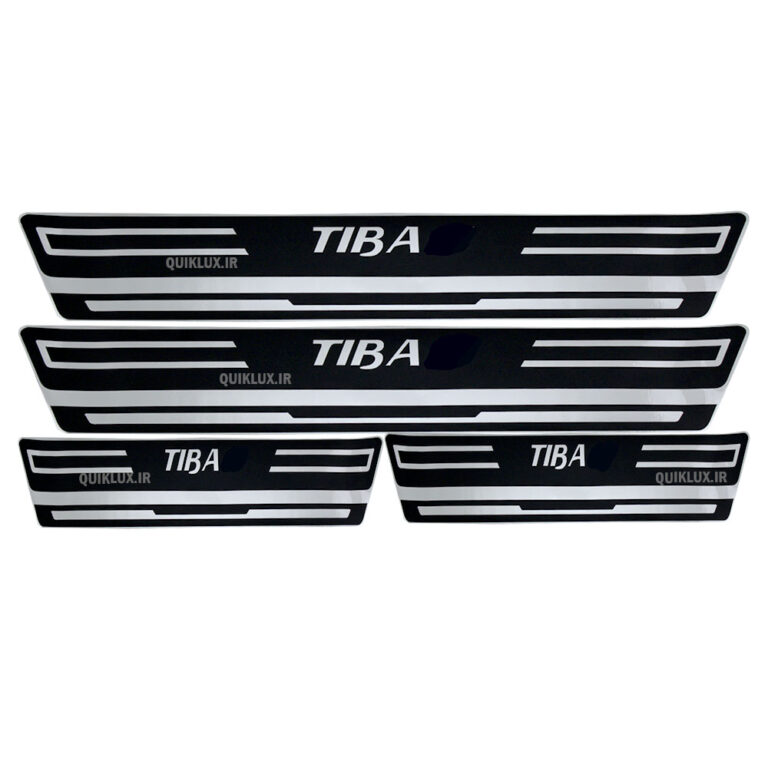 برچسب پارکابی طرح چرمی tiba