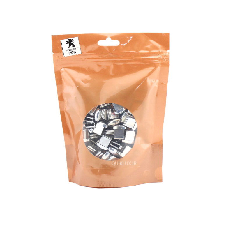 نگین توری سپر بسته 140 عددی سایز کوچیک (ابکاری کروم جدید)