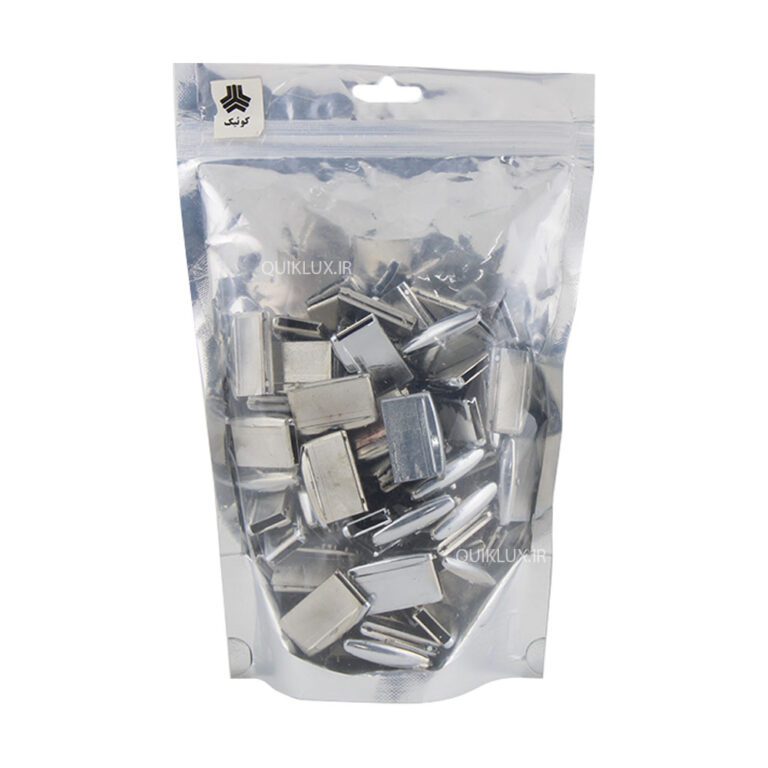 نگین توری سپر کوییک بسته 84 عددی سایز بزرگ (ابکاری کروم جدید)