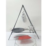 ست چهار پایه منقل سرخپوستی مجموعه 6 عددی