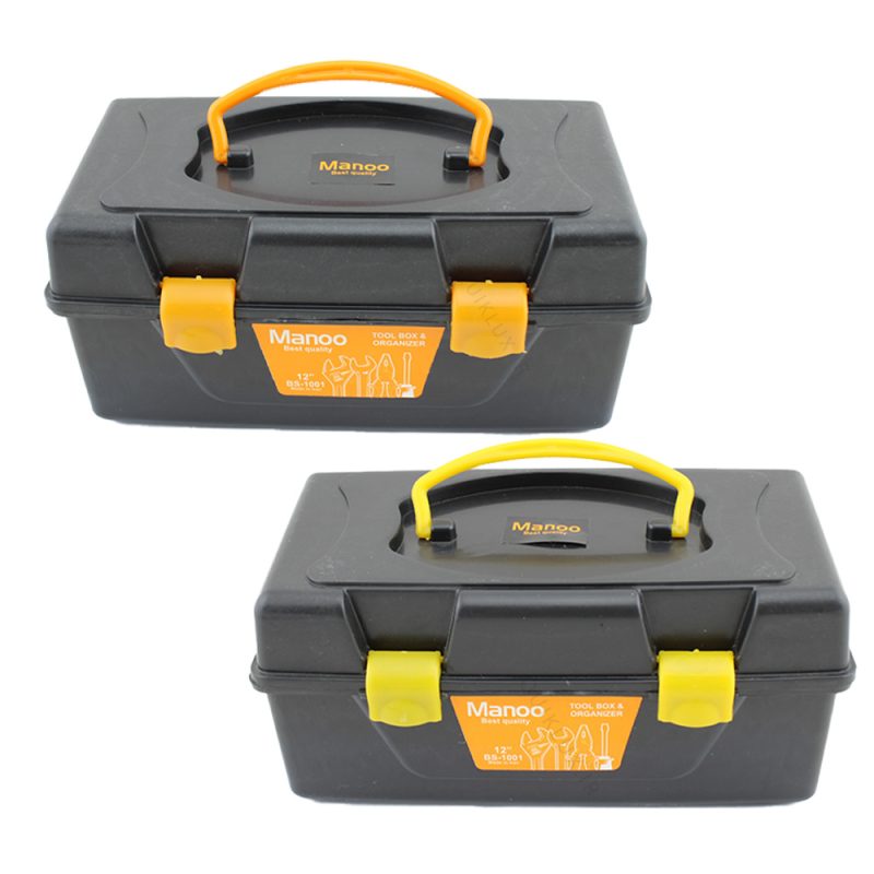 جعبه ابزار خودرو Manoo - مشکی زرد