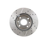 دیسک ترمز سوراخ دار شیار دار PFC کوییک - مدل توربو اس