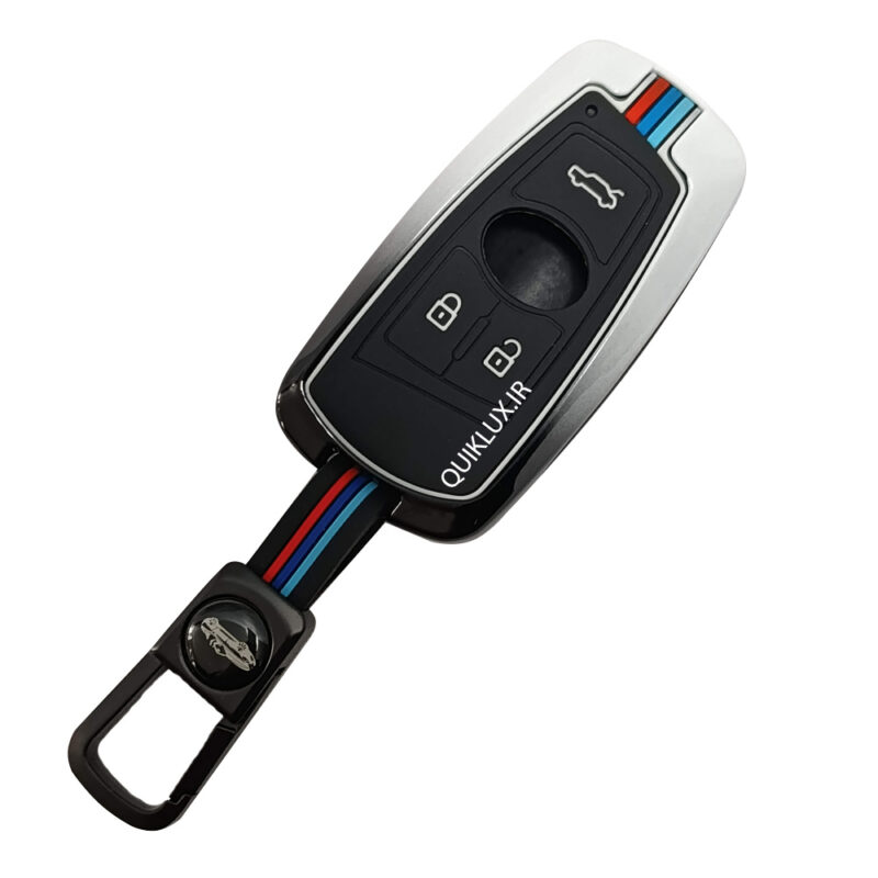 کاور سوییچ فلزی تارا + دنا پلاس طرح M-Performance رنگ سفید مشکی