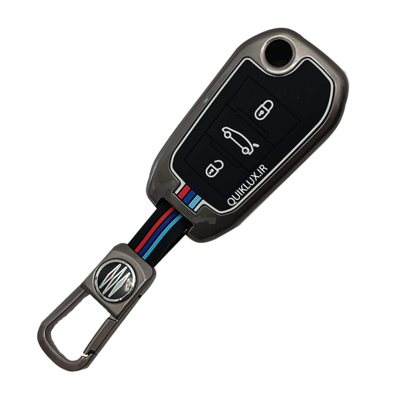 کاور سوییچ فلزی تارا (کلید خور) طرح M-Performance - صندوق پران وسط