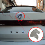 آرم نورانی اسب ایرانخودرو سایز 6cm - سفید