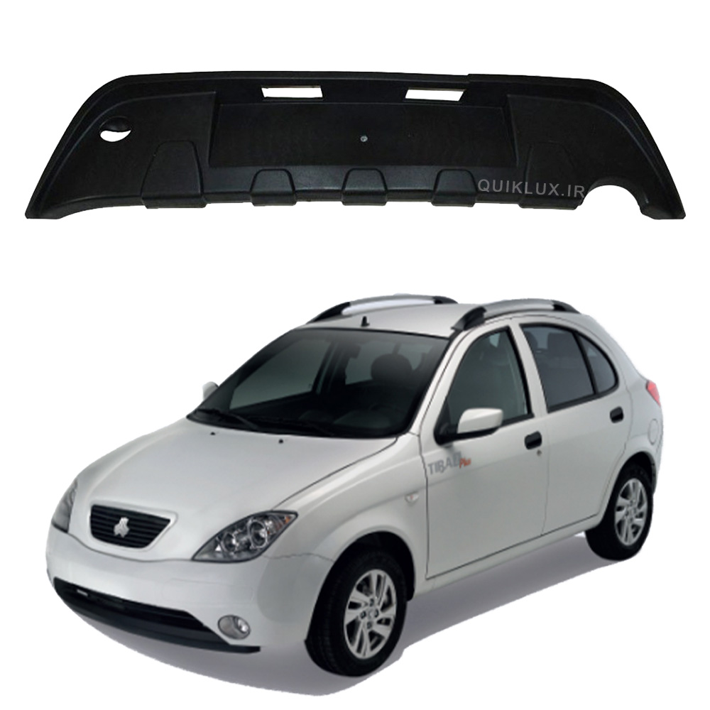 140402262033 دفیوزر عقب تیبا 2 طرح کوییک (مشکی)