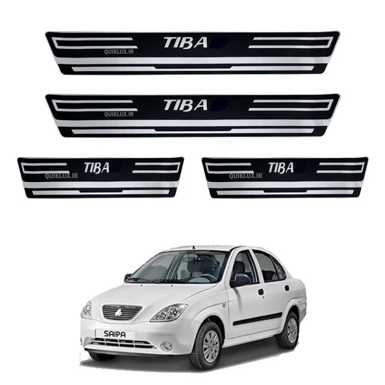 برچسب پارکابی طرح چرمی tiba
