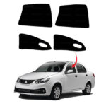 پرده آفتاب گیر شیشه بغل خوردو مناسب برای تیبا ساینا کوییک سهند و اطلس 4 تیکه