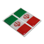 برچسب پرچم پلاک ژله ای - ایران طرح ا.. (بسته 2 عددی)
