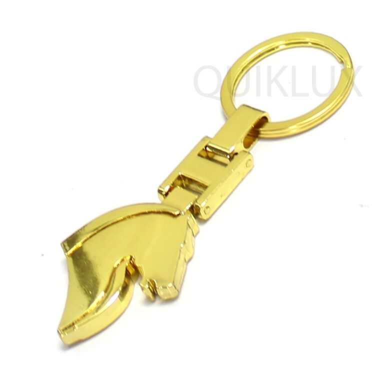 جاسوییچی فلزی آرم اسب ایرانخودرو - طلایی