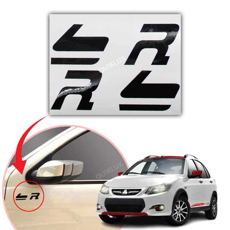 برچسب زیر آینه کوییک آر (کR) - مشکی