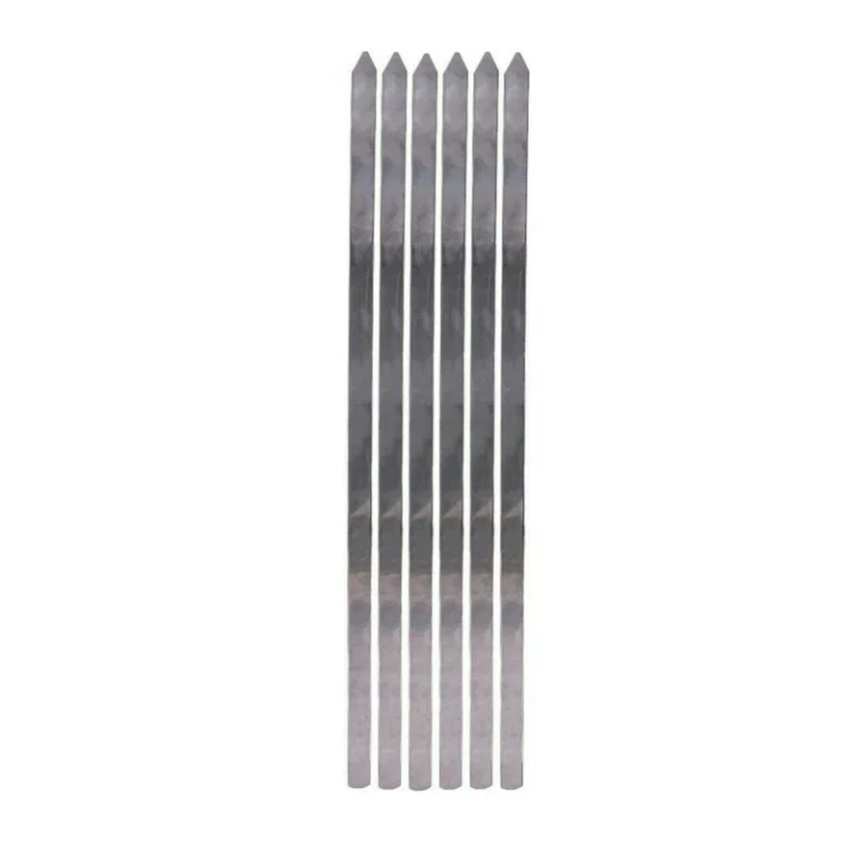 سیخ کباب کوبیده استیل بسته 6 عددی(کمپینگ)