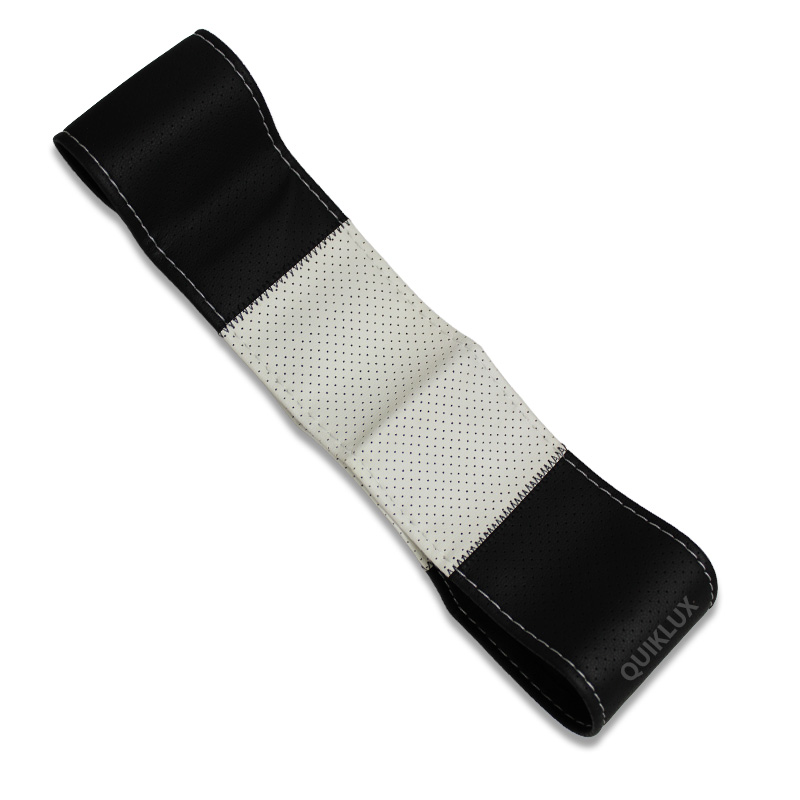 2326262 دور فرمون دوختنی چرم سوزنی مدل مشکی سفید