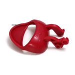 اهرم دستگیره درب کوییک پلاستیکی - قرمز سمت چپ