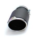 سراگزوز خودرو ریموس گرد - بدنه مشکی - سری کروم