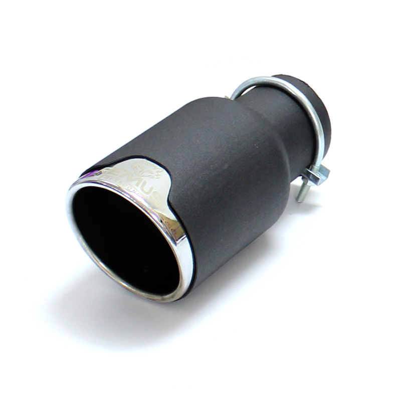 سراگزوز خودرو ریموس گرد - بدنه مشکی - سری کروم