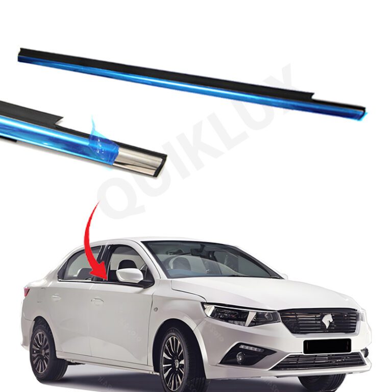 نوار ابگیر شیشه بغل تارا با زه استیل - سمت شاگرد جلو