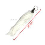 جا سویچی دم سنجاب سایز کوچیک - سفید