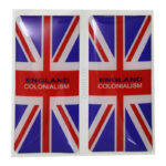 برچسب پرچم پلاک ژله ای - انگلیس (بسته 2 عددی)