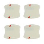 محافظ زیر دستگیره درب (سیلیکونی) رنگ شفاف طرح sport قرمز