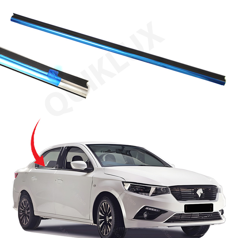 262632 نوار ابگیر شیشه بغل تارا با زه استیل - سمت شاگرد عقب