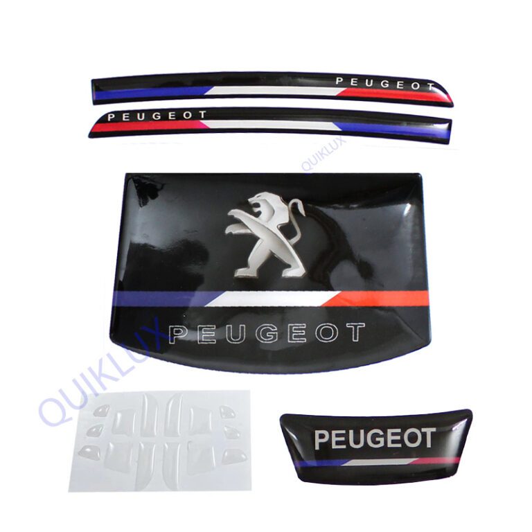 پد رو داشبورد ژله ای پژو 207 مدل 4 تیکه - شیر پژو مشکی نوار فرانسه